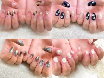 クレアラルーチェ 京都山科店(Crea la Luce)の写真/選べる定額ネイル【シンプル・プチアート・トレンド・イベントアート・マグネット】デザイン300種類以上