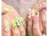 【ネイル6★ハンドやり放題】時間内無制限パーツ込アートやり放題￥13000