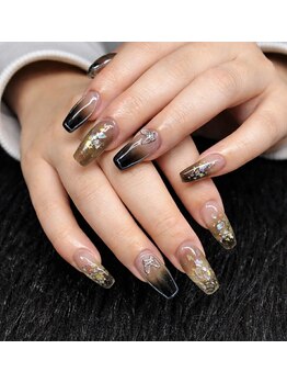 ヘレンネイル(HELEN NAIL)の写真/【長さだしOK♪】コンプレックスのある方も憧れの縦長美爪で満足度◎オフまでツヤツヤ