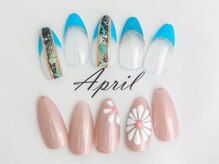 エイプリルプラス(April plus)/ぷっくりお花＆パイソン