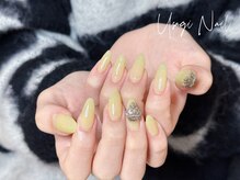 ウサギネイル 新大久保店(usagi nail)/マグネットフレンチ秋可愛い