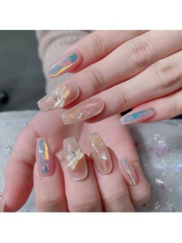 クイーンズビューティーサロン 新宿本店(Queen's beauty salon)/チップ長さだしやり放題