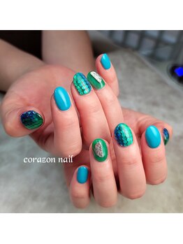 コラソンネイル(corazon nail)/定額☆選べるデザインコース☆