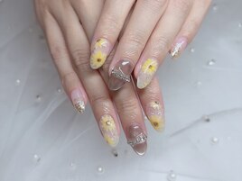 ひまわりネイル♪