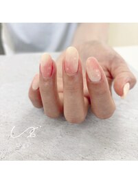 桃ネイル
