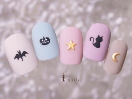 手描きハロウィンネイル10480円