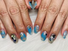 マハロ(MAHALO)/おまかせマーブルネイル