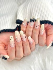 リボンパーツ×ドット