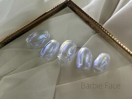うるうるシャボン玉ネイル