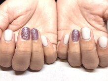 パープルの爪屋/ちぐはぐネイル