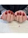 埋め込みハートネイル:* /高崎
