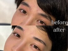 メンズ眉毛サロン トリリオンヘアー by NoLimit 西梅田 店 メンズアイブロウの雰囲気(眉毛もこだわれる時代!メンズ眉毛)