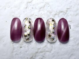 上品シェルネイル