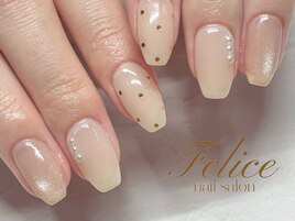 ドット/上品/ベージュ