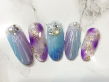 ラリュールネイル(L'Allure nail)/夏！貝殻ネイル￥8200