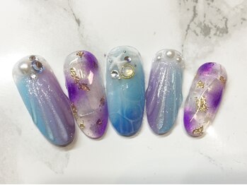 ラリュールネイル(L'Allure nail)/夏!貝殻ネイル¥8200