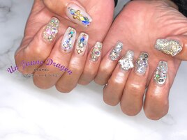 【自爪ネイル】スワロネイル