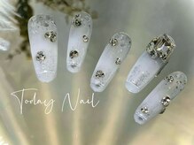 トゥデイ ネイル 新栄(Today Nail)/ホワイトフローズン