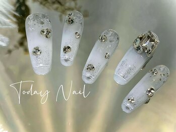 トゥデイ ネイル 新栄(Today Nail)/ホワイトフローズン