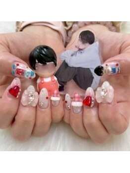 プリュム(Plume)/3D/推しネイル/キャラクター