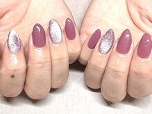 パープルの爪屋/ローズピンクマグネット4本