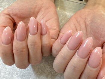 つやつやワンカラーネイル♪