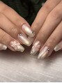 プティパントル(Putit Peinture)&nbsp;エンボスフラワーネイル