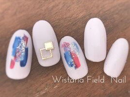 ぬりかけ　アートネイル