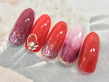 ネイルサロン マハロ(Nail salon MaHaLo)/147新規付替オフ込☆ハンド¥6950
