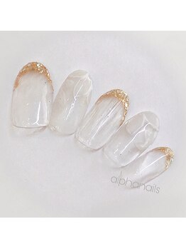 アルファ ネイルズ(ALPHA NAILS)/【特集】　French Nail