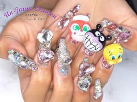 【ロングネイル】ゴテゴテネイル