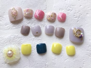 ジャム ネイルアンドアイラッシュ(Jam nail&eyelash)/フット定額サンプル