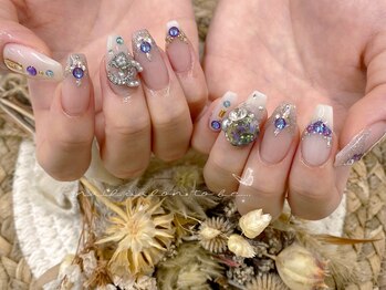 ネイルサロン トゥービー 御徒町上野(To Be)/パーツ付け放題コース8990円