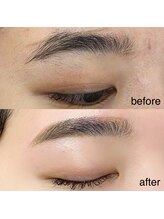 アイプリーム 渋谷(Eyepreme)/眉毛施術Before&After写真