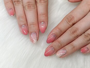 エムネイル(M-Nail)/★ニュアンスラメラインネイル★