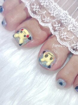 ファラウェイネイル(Faraway nail)/ミミッキュネイル☆