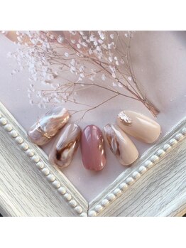 セプトネイル 函館店(SEPT NAIL)/1月大人可愛いおでかけサンプル