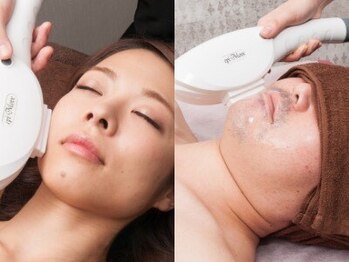 アットウィル 志木店(at will)の写真/顔脱毛3000円/メンズヒゲ脱毛4950円★毛穴も引き締まって美肌になれる！痛みが不安な方にもおススメ♪