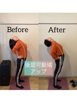 おこしんちゅ 渋谷 代々木公園/後屈可動域アップ