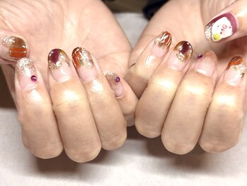 パープルの爪屋/ハロウィンネイル♪