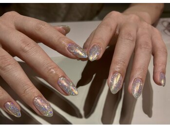 オーク 新潟(OAK)/フラッシュネイルのミラー仕立て