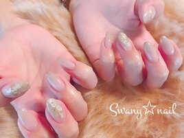 グラデーション　シェルネイル