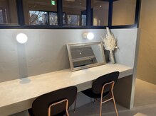 カシータ(casita)の雰囲気（アイラッシュメニュー後にメイクスペースのご用意ございます◎）