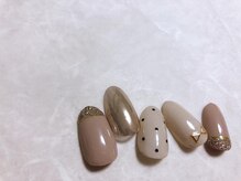 モグネイル(Mogunail)/5月定額B ドットネイル