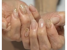イーネイル(e-NAIL)/ミラーで上品ネイル(^^♪