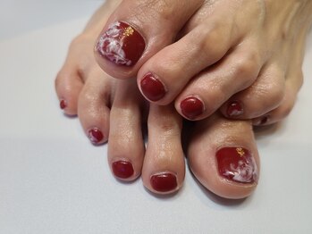 カシュカシュネイル(Cache Cache nail)/フット　simpleアート