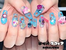 ネイルマフィア 原宿(NAIL MAFIA)/長さ出し/ハートパンチ/春/夏