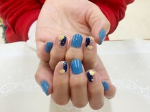 プルミエ ネイル(Premier Nail)/ブルー☆サロンサンプル