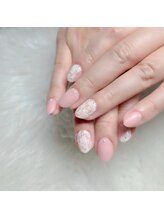 ネイルアンドアイラッシュサロン エスポアール(nail&eyelash salon espoir)/レース風　デザイン