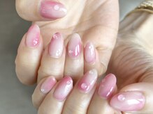 ブレスネイル(brace Nail)の雰囲気（桃ネイル♪表参道/パラジェル/フィルイン/マグネット）